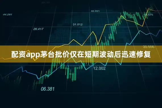 配资app茅台批价仅在短期波动后迅速修复