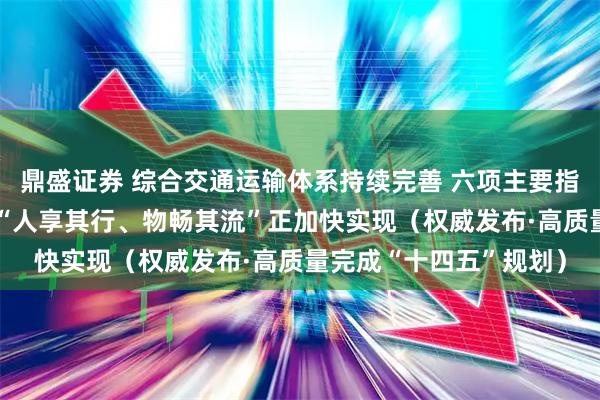 鼎盛证券 综合交通运输体系持续完善 六项主要指标已于去年提前完成 “人享其行、物畅其流”正加快实现（权威发布·高质量完成“十四五”规划）